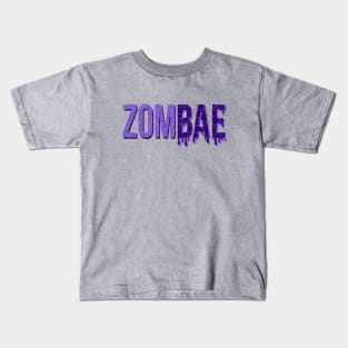 ZomBae (Purple) Kids T-Shirt